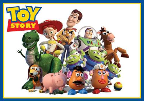 Toy Story Group Icing Image - A4 - Click Image to Close