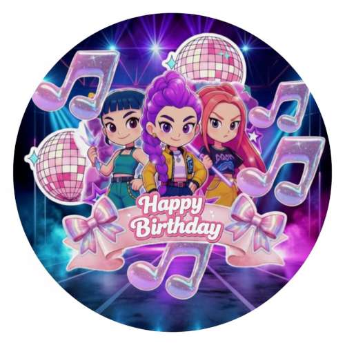 K Pop Demon Hunter Edible Image Round #3 K Pop Demon Hunter Edible Image Round #3