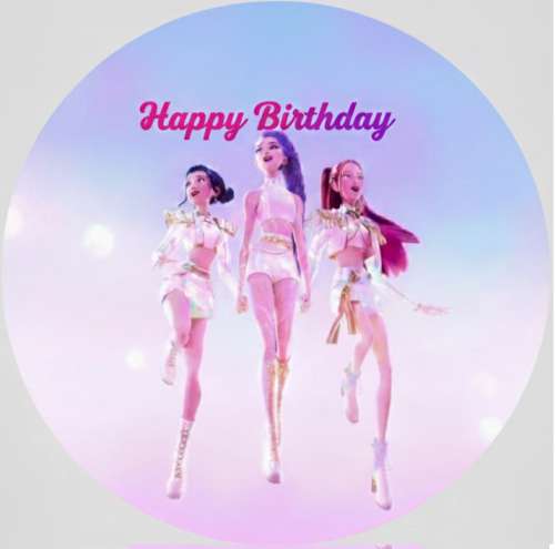 K Pop Demon Hunter Edible Image Round #4 K Pop Demon Hunter Edible Image Round #4